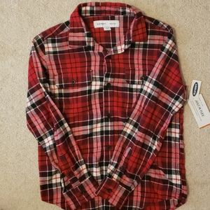 BNWT Plaid Flannel - red